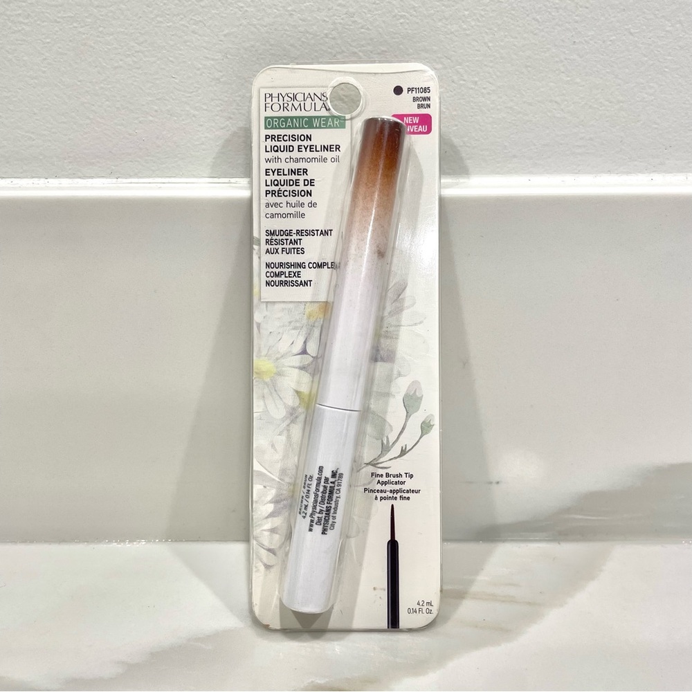 🔵3/$25 NEW Physician’s Formula Organic Precision Liquid Eyeliner (PF11085 Brown)